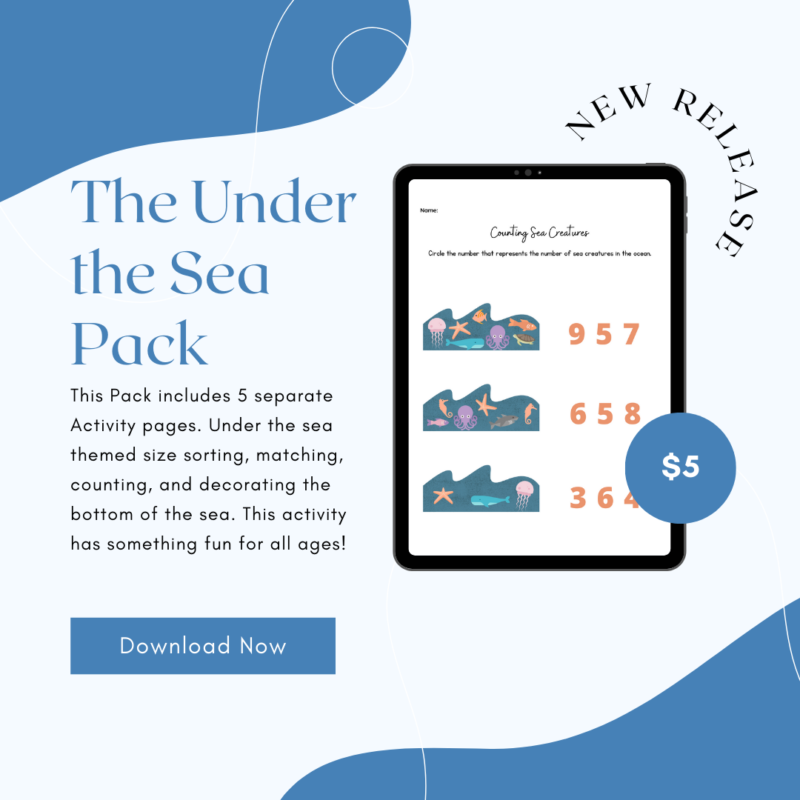 The Under The Sea Activity Pack